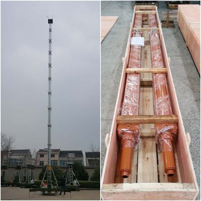 3 fasen hydraulische cilinder met 27SiMn cilinderbuis