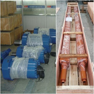 3 fasen hoge druk aangepaste hydraulische cilinder zware functie voor de metallurgische industrie