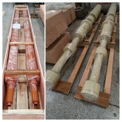 Metallurgie 3-fase zware hydraulische cilinders met 27SiMn-cilinderbuis