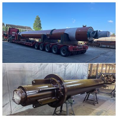 Zware hydraulische cilinder op maat Metallurgische zuiger type cilinder