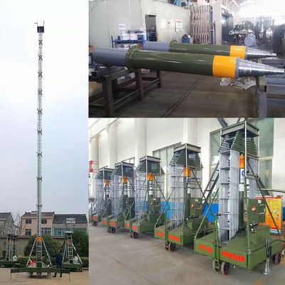 Multi-stage Single Acting Nested Customized Hydraulic Cylinder voor hoge lift vorktruck
