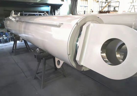 Luffing Gepersonaliseerde hydraulische cilinder enkel / dubbelwerkende zuigercilinder