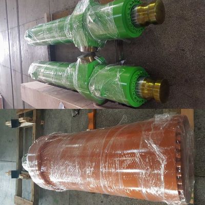 Metallurgie Hydraulische dubbelwerkende cilinders ISO9001 Goedgekeurd