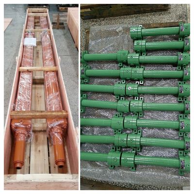 Op maat gemaakte driefasige hydraulische cilinder zware werkdruk 21 Mpa