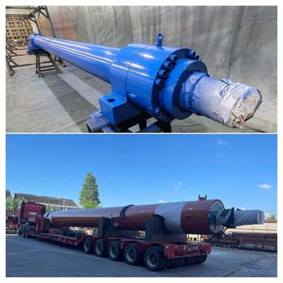 Metallurgische zware dubbele hydraulische cilinder 32 MPa Testdruk