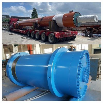 Hydraulische ladder torretcilinders 35Mpa Testdruk Met Merkel verzegeling