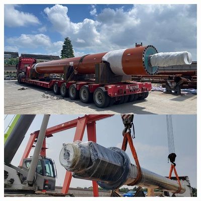 C45 Stalen aangepaste hydraulische cilinder / grote hydraulische cilinders ISO9001